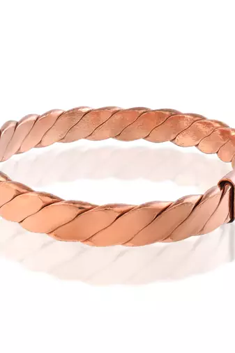 Pure copper free size adjustable unisex kada health benificial