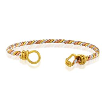 Ashtdhatu health benificial adjsutable free size unisex kada 3