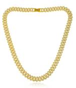 Pure brass imitation diamond men wedding engagement necklace