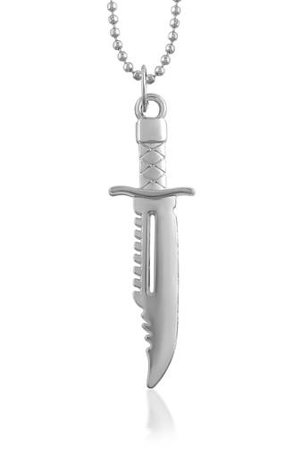 Stainless steel miniature hunting knife design fashion jewellery pendant