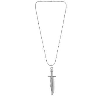 Stainless steel miniature hunting knife design fashion jewellery pendant 2