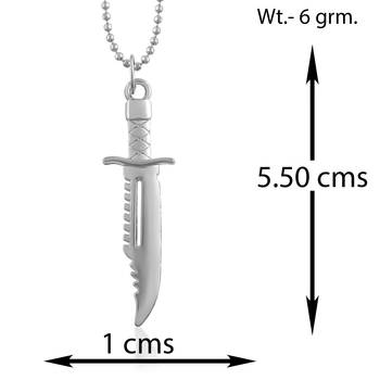 Stainless steel miniature hunting knife design fashion jewellery pendant 3