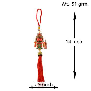 Pvc lord jagannath homedecor wall hanging car décor spiritual show piece 2