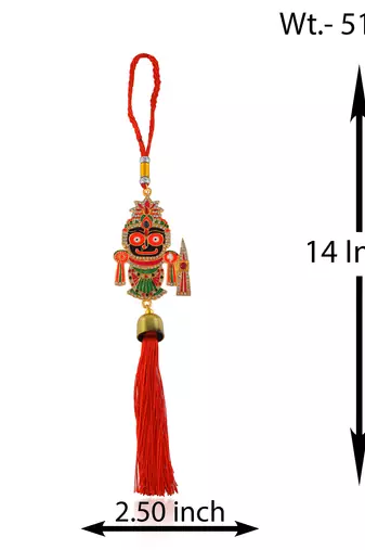 Pvc lord jagannath homedecor wall hanging car décor spiritual show piece