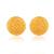Brass gold plated traditional women stud earrings
