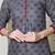 grey cotton blend printed ready to wear patiala salwar suit