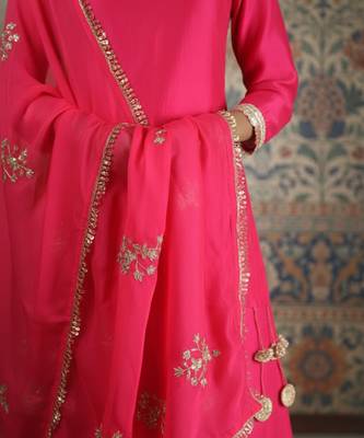 Rani Pink Embroidered suit 2