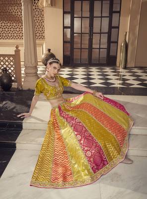  Banarasi Silk Lehenga Choli  2