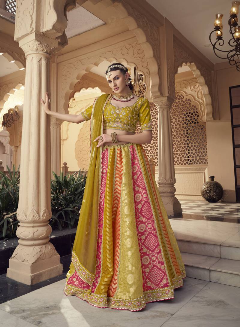  Banarasi Silk Lehenga Choli 