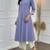 Purple cotton embroidered Kurta Set