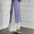 Purple cotton embroidered Kurta Set