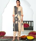 Black silk embroidered Co-ord set 