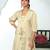 White silk embroidered Kurta Set