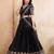 Catching black sequins embroidery work Star Georgette indian designer wedding lehenga Choli dress