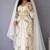 Off White Handcrafted Zari work Stitched Georgette Kaftan festive Dress