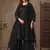 Enchanting Black Embroidered Net Festival Wear Sharara Suit