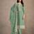 Sea green organza festival pant style suit