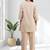 Cream linen kurta with pant for women's