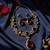 Gold-toned multicolor stone-studded jewellery set