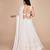 White Sequin Work Georgette Lehenga set with choli and dupatta
