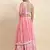 Pink  Sequin Chinon Silk  Lehenga set with choli and dupatta