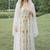 White Georgette Beaded Kaftan