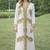 White Georgette Beaded Kaftan