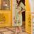 Green embroidered cotton dress
