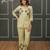 Green embroidered cotton co-ord set
