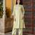 Green embroidered cotton 1 kurta bottom