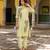 Green embroidered cotton 1 kurta bottom