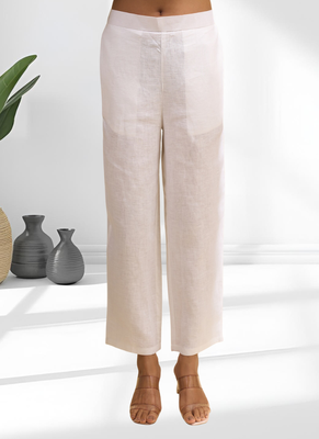 Off white cotton kurti set for women's 4