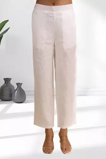 Off white cotton kurti set for women's
