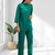 Rama green cotton aari work shirt pant for women's