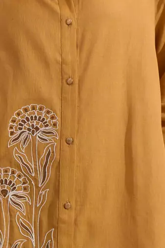 Coral cotton pant shirt for women's