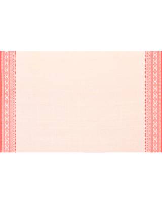 white cotton jamdani saree with handwoven border 5