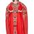 Red fancy embroidered kaftan