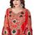 Red fancy embroidered kaftan