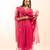 Rani pink rangoon bail kurta set with duppata