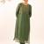 Bottle green victorian kurta set with duppata