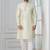 Green embroidery bangalorian kurta pyjama set for festive, reception, weddings