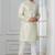 Green embroidery bangalorian kurta pyjama set for festive, reception, weddings