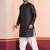 Black embroidery bangalorian kurta patiala set for festive, reception, weddings