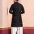 Black embroidery sequence kurta patiala set for festive, reception, weddings