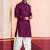Purple embroidery sequence kurta patiala set for festive, reception, weddings