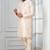 Beige plain dupion silk kurta churidar set for festive, reception, weddings