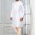 White plain dupion silk kurta churidar set for festive, reception, weddings