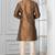 Brown printed dupion silk kurta for festive, reception, weddings