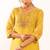 Mustard daydream kurta set with duppata