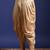 Beige plain cotton dhoti for festive, reception, weddings